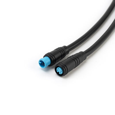 Konektor Kabel Ebike Hitam Tegangan Tinggi Pria Wanita Jenis Kawat IP65