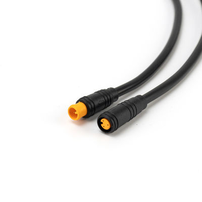 Konektor Kabel Ebike Hitam Tegangan Tinggi Pria Wanita Jenis Kawat IP65
