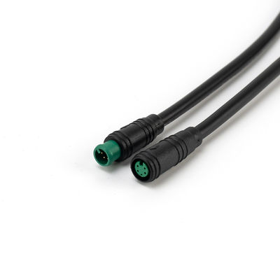 Konektor Kabel Ebike PVC Hitam Otomotif M6 5 Core Tahan Air