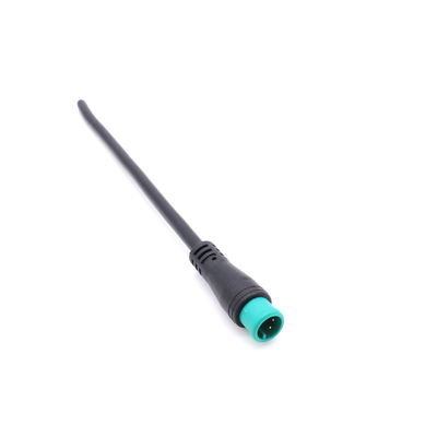 Konektor Kabel Tahan Air PVC Hitam M8 6 Pin IP65 Ebike Use