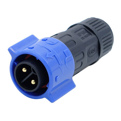 IP67 Rating Elektronik Waterproof Connector PA66 Plug Untuk lampu LED / kendaraan