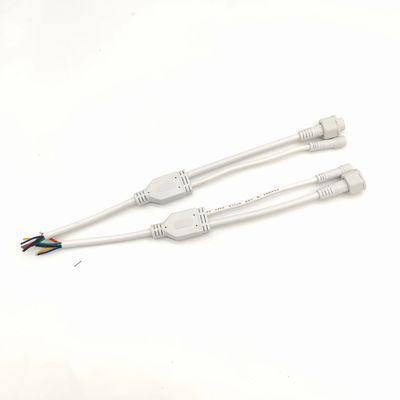 LED Outdoor Light PVC Waterproof Y Shape Connector IP67 Kabel Konektor