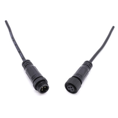 Konektor Edaran Tahan Air IP68 Listrik M12 4 Pin Untuk Kabel