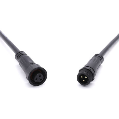 Konektor Kabel Tahan Air Perempuan PA66 PVC M13 CCC Bersertifikat