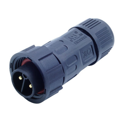 Pria Panel Belakang Mount Socket M20 2-4 Pin Sekrup Tipe Waterproof LED IP67 Konektor