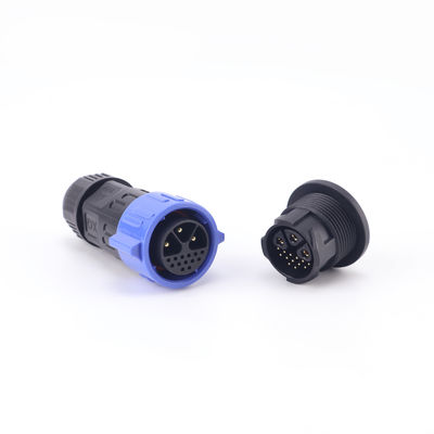 IP67 Push Locking Panel Mount Plug M25 Outdoor LED Loight Waterproof Cable Connectors