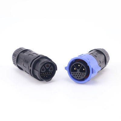IP67 Push Locking Panel Mount Plug M25 Outdoor LED Loight Waterproof Cable Connectors
