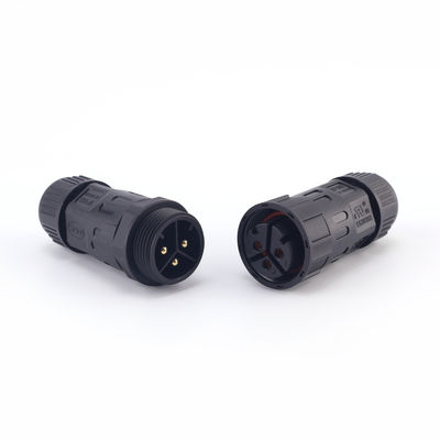 Harga Pabrik IP68 3 Cara M25 Waterproof Panel Mount Connector Bentuk T Pria Wanita Outdoor Waterproof Kabel Konektor