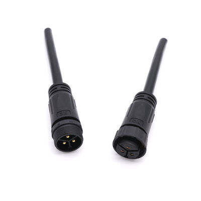 Konektor Tahan Air PVC Nylon IP68 Pabrik Cina M20 3+3 3+2 Core Steker Tahan Air Pencahayaan Hijau